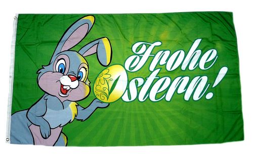 fahne / flagge <strong>frohe</strong> ostern osterhase